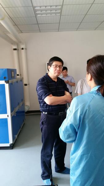 8月1日省科技厅来司参观