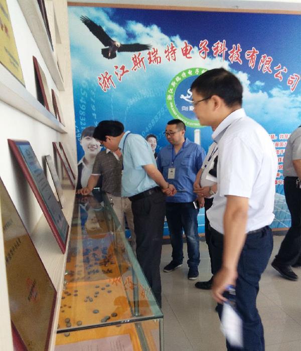 浙江省人大代表在江山市领导带领下赴我司参观指导
